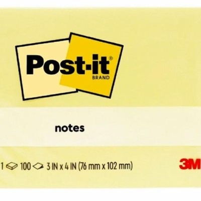 3M 657 3 X 4 POST-IT NOTES