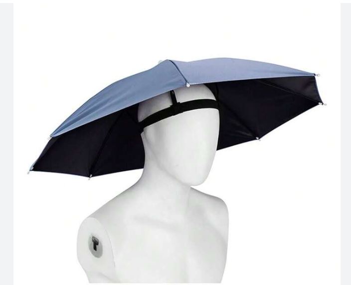 black rubber cap umbrella