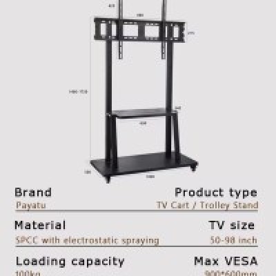 Y806 PORTABLE TV STAND (50" - 98")