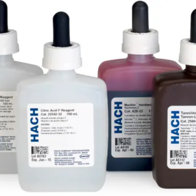 Hach 2244500 Sulfide reagent set, 0.01-0.55 to 2.5-11.25mg l sulfide, DG (Haz), 100 tests
