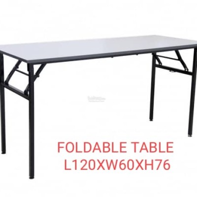 *FOLDABLE BANQUET TABLE L120 x W60 x H76