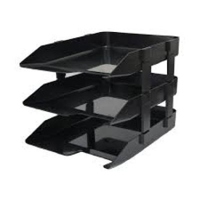 Lucky Star Plastic Document Tray 3-Tier