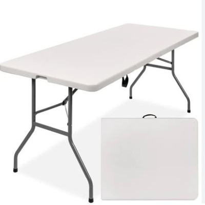 Heavy Duty Folding tables plastic.( L 6ft X 29.5 H)