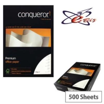 "PAPER A4 100GSM  500S  BRAND: CONQUEROR"