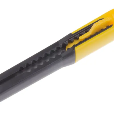 KNIFE, RETRACTABLE, SNAP-OFF BLADE KNIFE, 9MM BLADE