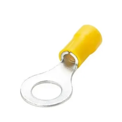 RS PRO Insulated Ring Terminal, M6 Stud Size 12 AWG 10 AWG Wire Size, Yellow