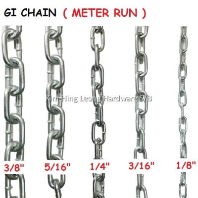 1 4" ELECTRIC GALV'D LINK CHAIN (CHINA)