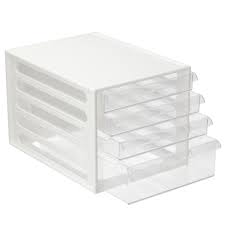 A4 plastic drawer 4 Tier