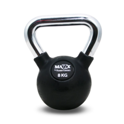 MAXX Rubberized 8KG Kettlebell