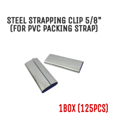 *STEEL STRAPPING CLIP 5 8'' (FOR PVC PACKING STRAP)