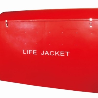 Lifejacket Box - Fibreglass, Size : L 910 x W 690 x H 600mm (Red)  (w o Cert) [330150-SE-02]