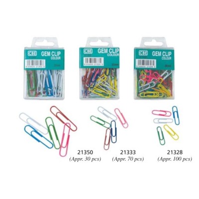 *CBE GEM Color Paper Clip -33mm [70s]