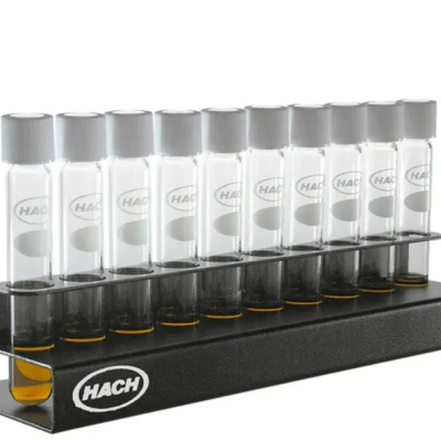 1864100- Stainless Steel COD Vials Rack Cooling rack for 10 cuvettes ( 16 mm), stainless steel