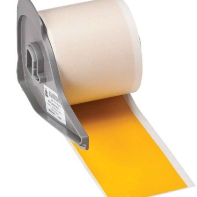 Tape : All Weather Permanent Adhesive Vinyl Label Tape for M6 M7 Printers - 2" x 50', Yellow