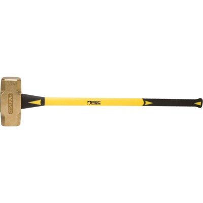 Sledge Hammer Brass, 20 lbs Fiberglass Handle (33 inch)