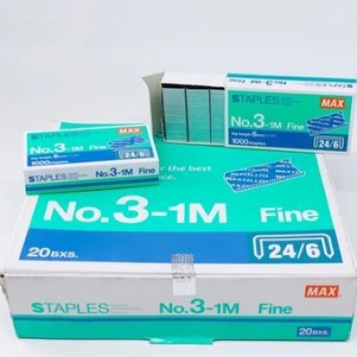 Max No.3-1m (24 6) Staples   ubat stapler max No 3-1m   ubat stapler besar   HD-3D   HD-50
