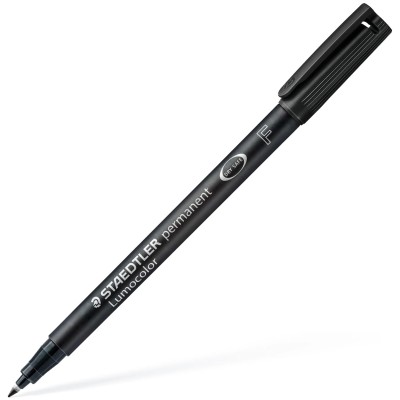 Staedtler Lumocolor Permanent Marker 318 F (BLACK)