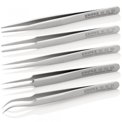 *Knipex 92 00 02 5 Piece Precision Tweezers Set