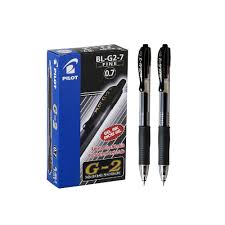 PILOT GEL PEN, BLACK, 12  /  BOX