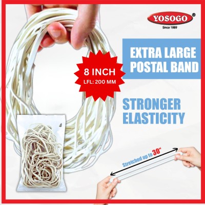 YOSOGO Big Postal Rubber Band (Black,200 GM)