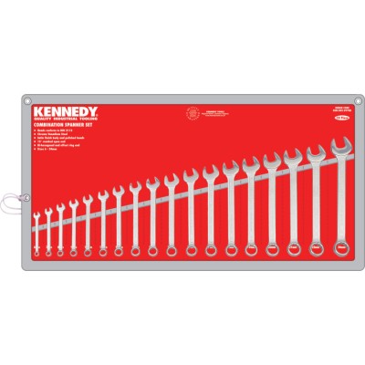 *Kennedy Metric, Combination Spanner Set, 6 - 24mm, Set of 18 - KEN5822970K