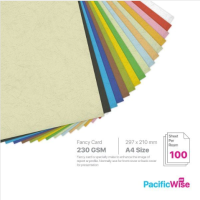 A4 Fancy Card Kad Mewah 230gsm Card Stock Paper (100'S)