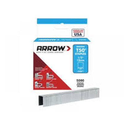 Arrow - Staples T50 12mm (1 2 in) (Pek Pukal 5000)