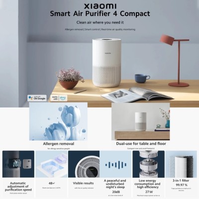 Smart Air Purifier 4 Compact Allergen Removal