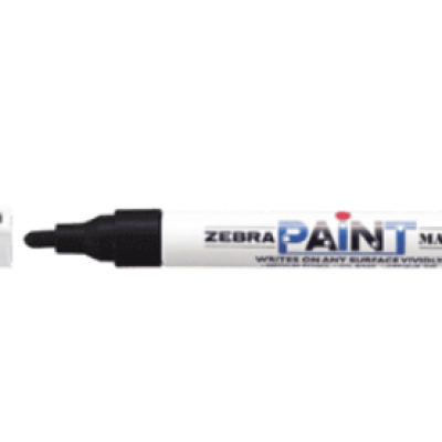 ZEBRA Paint Marker 200M - BLACK (10 Pcs Box)
