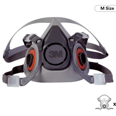 3M 6200 SIRIM HALF FACEPIECE RESPIRATOR SIZE: M