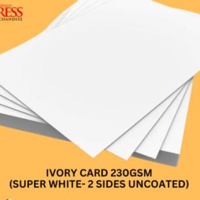 Ivory card 230gsm Super White A4 A3
