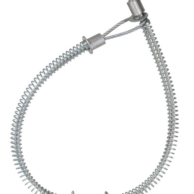 RS PRO 540mm Long Galvanised Steel Hose Whipcheck, 1 2in Hose Size Compatibility