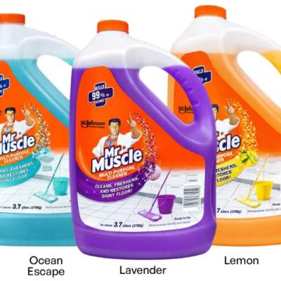 Mr Muscle Multi-Purpose Cleaner 3.7L - Lavender   Lemon   Ocean Escape