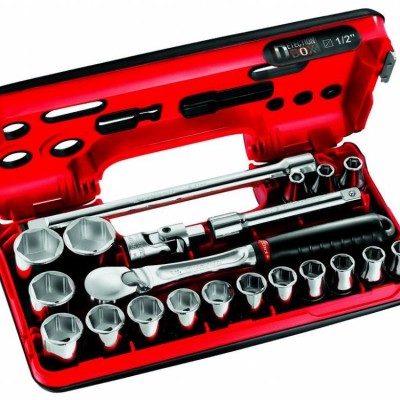 *Facom SL.DBOX1PB 21 Piece , 1 2 in Socket Set