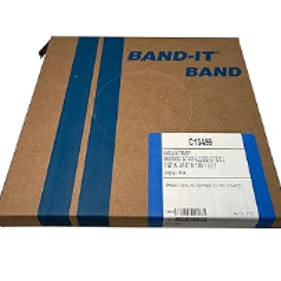 BAND-IT VALU-STRAP Band C13499, 200 300 Stainless Steel, 1 2" wide x 0.015" thick (100 Feet Roll)