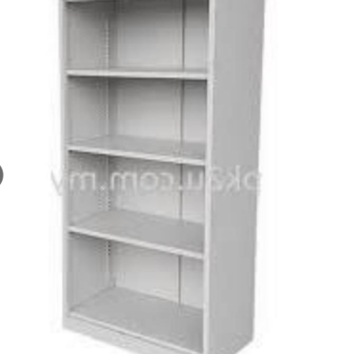 FULL HEIGHT OPEN SHELF STEEL CABINET