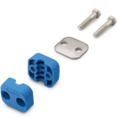 *Bolted Plastic Clamp Tube Support Kit, 1 4 in. Tube Size, Polyamide Support Body [2s]