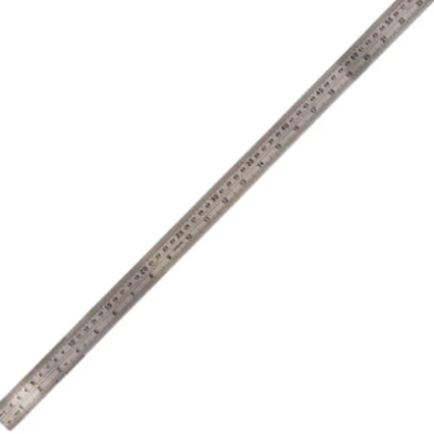 Stainless Steel Metal Ruler 60cm(24")