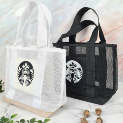 *Starbucks Canvas Bag Large Capacity
