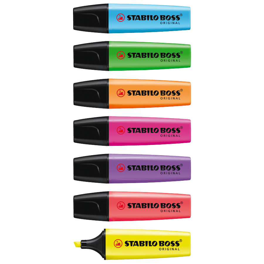 Stabilo Boss highlighter pen (assorted colours)