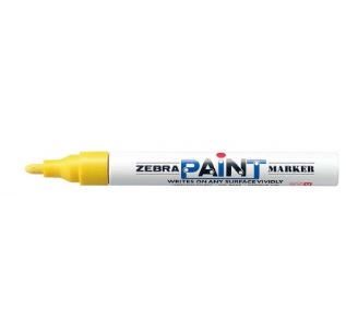 ZEBRA,  Paint Marker - Yellow - 1 box