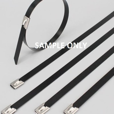 316SS CABLE TIES PVC COATED (840 X 7.9MM)