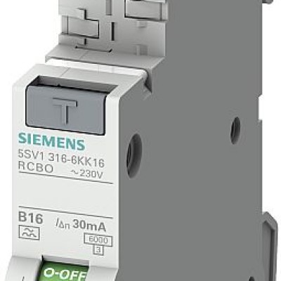 *Siemens RCBO - 2P, 16A Current Rating, 5SU1 Series [P N : 5SV1316-7LK16]