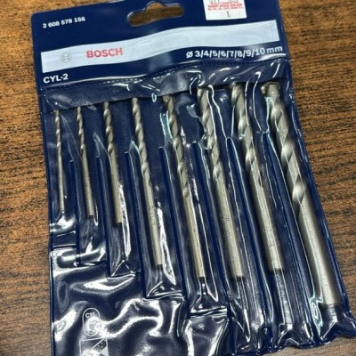 BOSCH CYL-2 MASONRY DRILL BIT SET (8 PCS PER BOX)