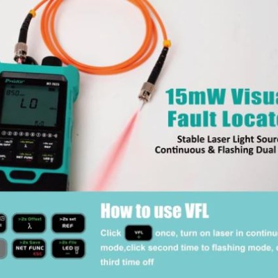 Pro sKit MT-7625 Optical Power Meter and Tone Probe Kits