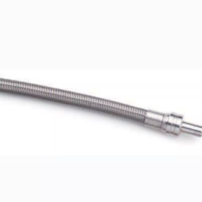 Swagelok 316L Stainless Steel Convoluted (FL) Hose, 1 2 in., 321 Stainless Steel Braid, 1 2 in. Tube Adapters, 36 in. (91.4 cm) Length