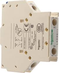 Schneider LAD8N11 Auxiliary contact block, TeSys D, 1NO + 1NC, side mounting, screw terminals