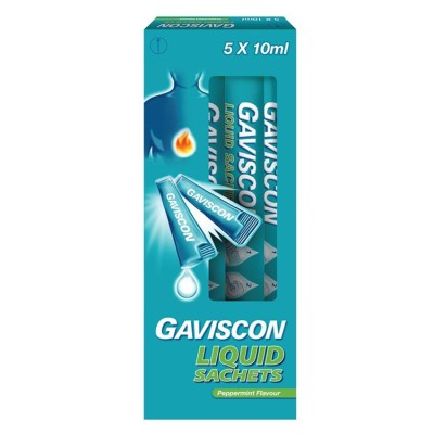 Gaviscon Peppermint Sachet Liquid 5s x 10ml