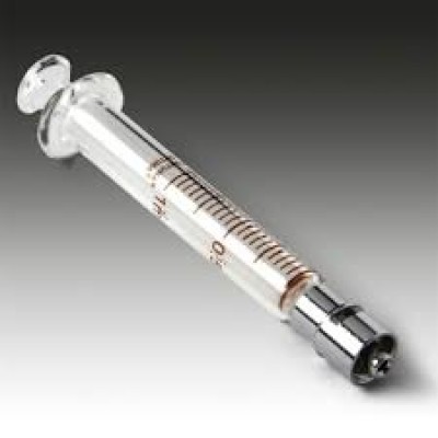 LLG Glass Syringe 5 mL with Metal Luerlock