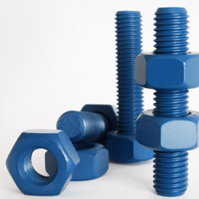 STUD BOLT C W 2PC HEX NUT